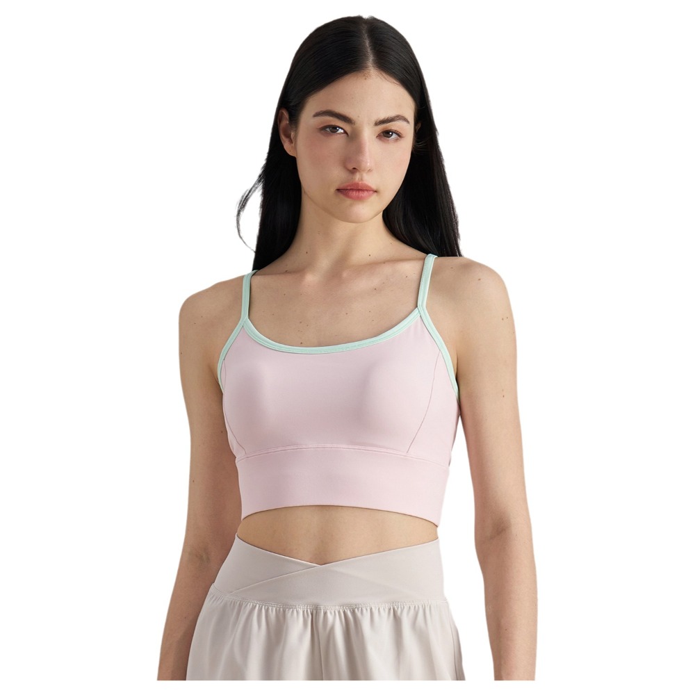 Fitness Yoga Youth - Top Sportivo a Contrasto di Colore,