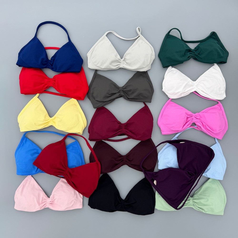 Yoga Mat For Fitness - Reggiseno Sportivo con Spalline Sottili per