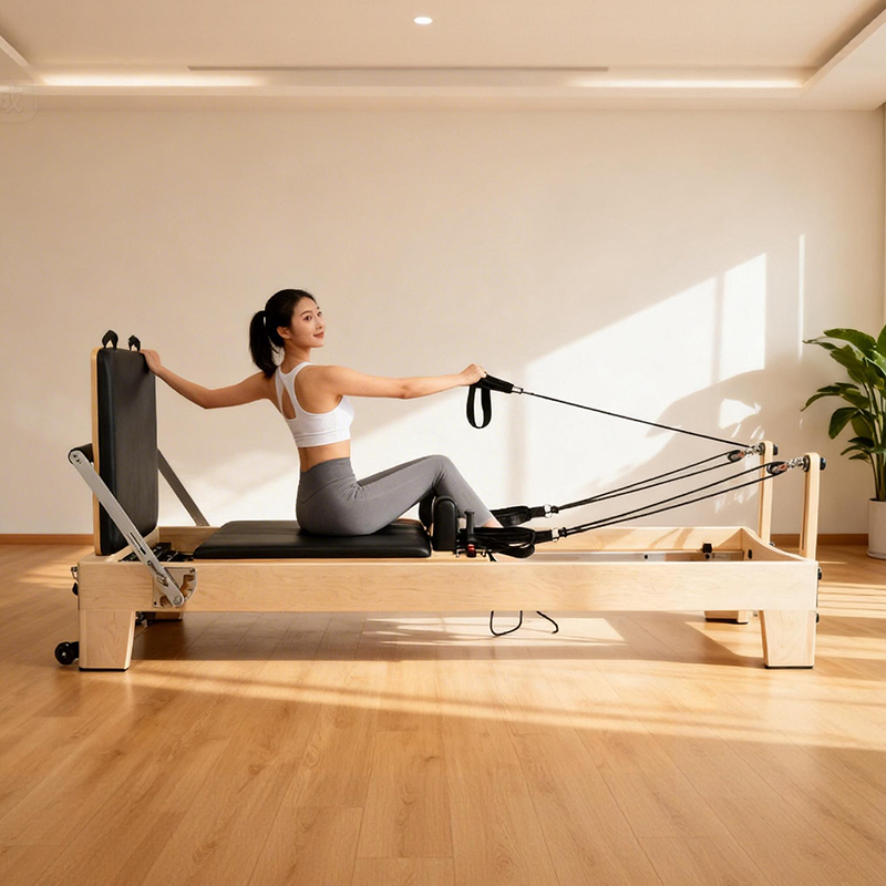 Yoga Fitness Machine - Reformer Pilates Portatile Regolabile in Acero