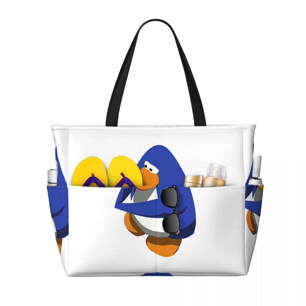 Yoga Fitness Club - Club Penguin BOI Borsa da spiaggia