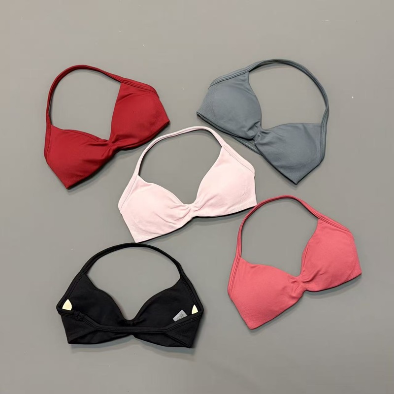 Yoga Mat For Fitness - Reggiseno Sportivo da Donna con Scollo