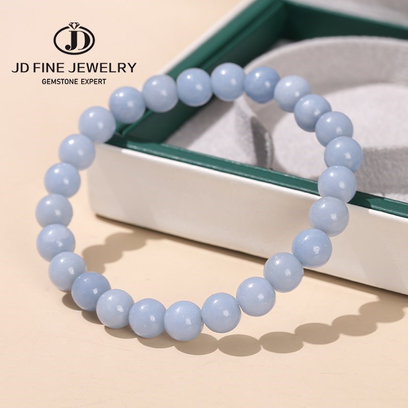 JD Natural Stone Blue Angelite - Yoga Fitness Tracker recensione e prezzo