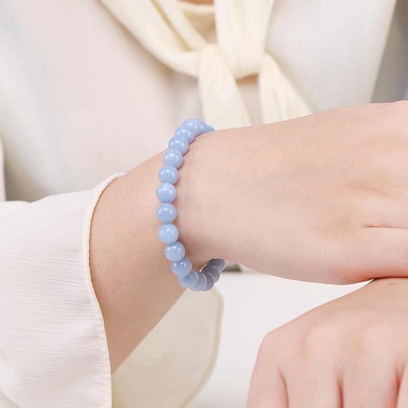 JD Natural Stone Blue Angelite - Yoga Fitness Tracker recensione e prezzo